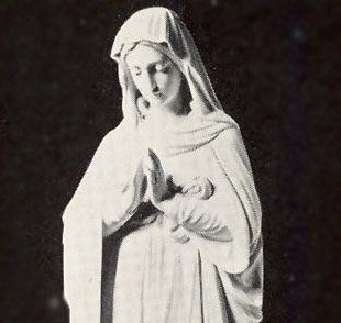 Life Size Marble Statue of Mary - Immaculate Conception