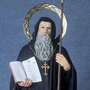 Beautiful Statue of Saint Benedict Abbot