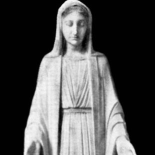 New Marble Statue of Mary-Our Lady of Grace