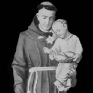 New Hand Carved Marble or Wood Statue of St. Anthony