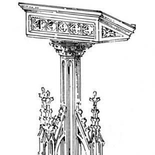 New Wood or Marble Lectern