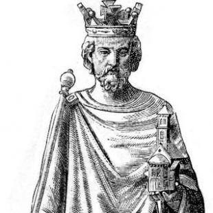 New Wood or Marble Statue of St. Edward