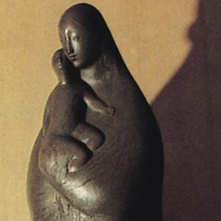 Mary with Child Statue
