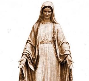 Carved Statue Of Mary-Processions