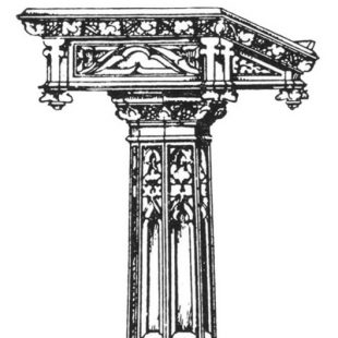 New Wood or Marble Lectern