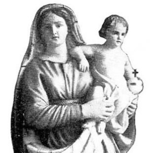 Carved Statue of Our Lady Of Prompt Succor