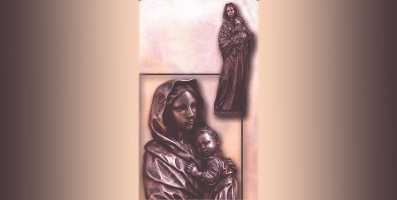Bronze Madonna della Strada Statue-of Mary-Our Lady of the Streets - Image 2