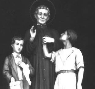 New 4' Hand Carved Wood Statue Of St. Don Bosco