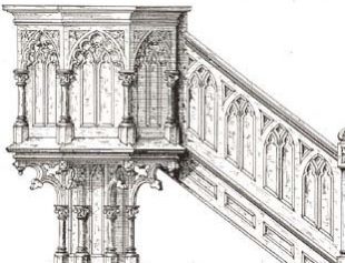 New Hand Carved Pulpit