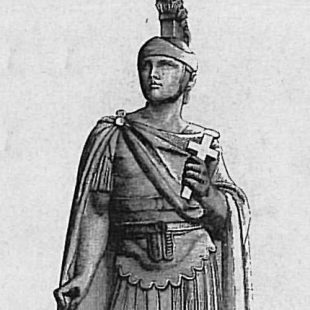 New Hand Carved Wood or Marble St. Expedito Statue