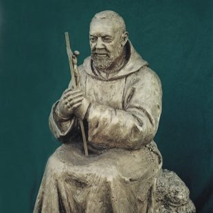 St. Padre Pio Statue- Sitting