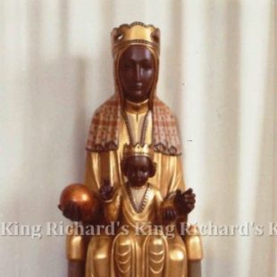 New Hand-Carved Wood Statue of Mary Our Lady of Montserrat