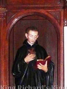 New Hand-Carved Wood Statue of St Alfons
