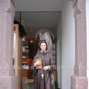 New Hand-Carved Wood Statue of St Ann Seton