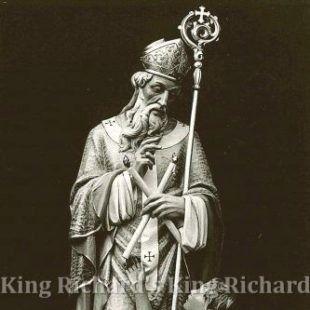 New Hand-Carved Wood Statue of St Blase