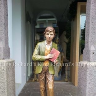 New Hand-Carved Wood Statue of St Dominic