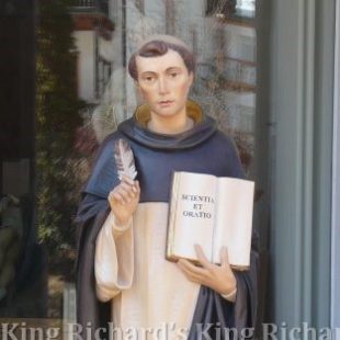 New Hand-Carved Wood Statue of St Dominic