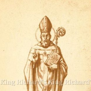 New Hand-Carved Wood Statue of St Donatus