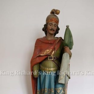 New Hand-Carved Wood Statue of St Florian