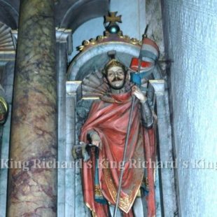 New Hand-Carved Wood Statue of St Florian