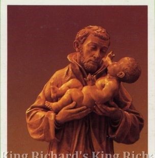 New Hand-Carved Wood Statue of St Gaetano