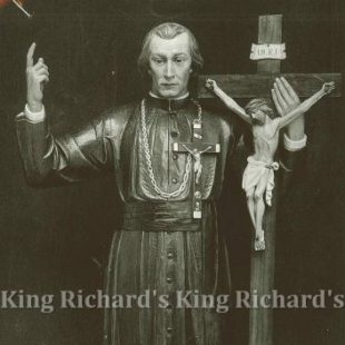 New Hand-Carved Wood Statue of St Gaspar del Bufalo