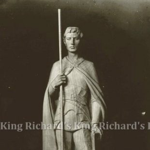 New Hand-Carved Wood Statue of St George