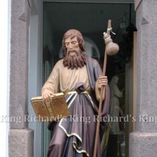 New Hand-Carved Wood Statue of St Jacob