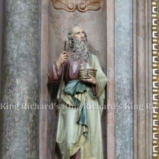 New Hand-Carved Wood Statue of St Joachim