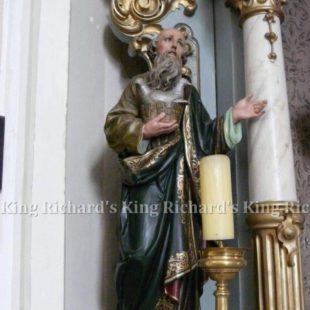 New Hand-Carved Wood Statue of St Joachim