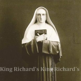 New Hand-Carved Wood Statue of St Joanna