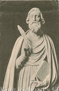 New Hand-Carved Wood Statue of St John the Evangelist