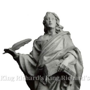 New Hand-Carved Wood Statue of St John the Evangelist