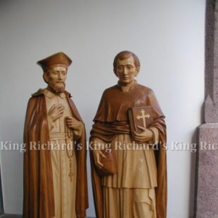 New Hand-Carved Wood Statue of St John Henry Newman