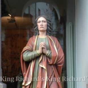 New Hand-Carved Wood Statue of St John of the Cross