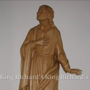 New Hand-Carved Wood Statue of St John of the Cross