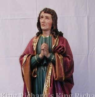 New Hand-Carved Wood Statue of St John of the Cross