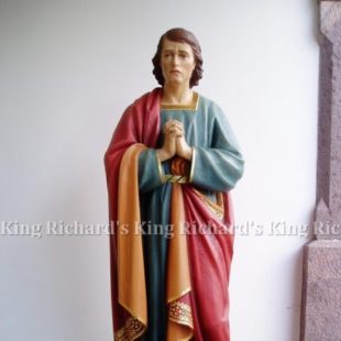 New Hand-Carved Wood Statue of St John of the Cross