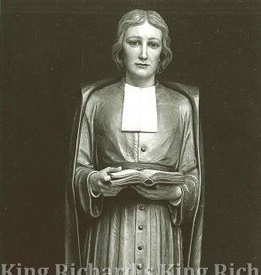 New Hand-Carved Wood Statue of St John de la Salle