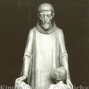 New Hand-Carved Wood Statue of St John of God