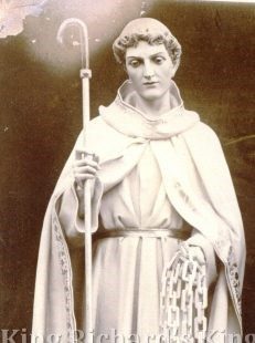 New Hand-Carved Wood Statue of St Leonard