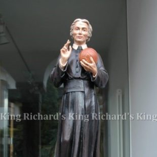 New Hand-Carved Wood Statue of St Louis