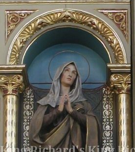 New Hand-Carved Wood Statue of St Monica
