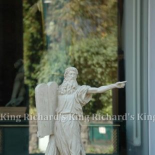 New Hand-Carved Wood Statue of St Moses