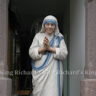 New Hand-Carved Wood Statue of St Mother Teresa of Calcutta