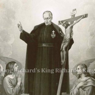 New Hand-Carved Wood Statue of St Paul of the Cross
