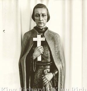 New Hand-Carved Wood Statue of St Peter Chanel