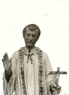 New Hand-Carved Wood Statue of St Peter Claver