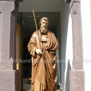 New Hand-Carved Wood Statue of St Philip