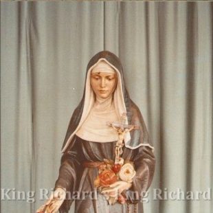 New Hand-Carved Wood Statue of St Rita
